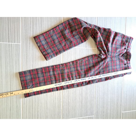Abercrombie & Fitch Womens Wool Blend Plaid Pants Size 2 Lined Academia Y2K Nice - Picture 8 of 9